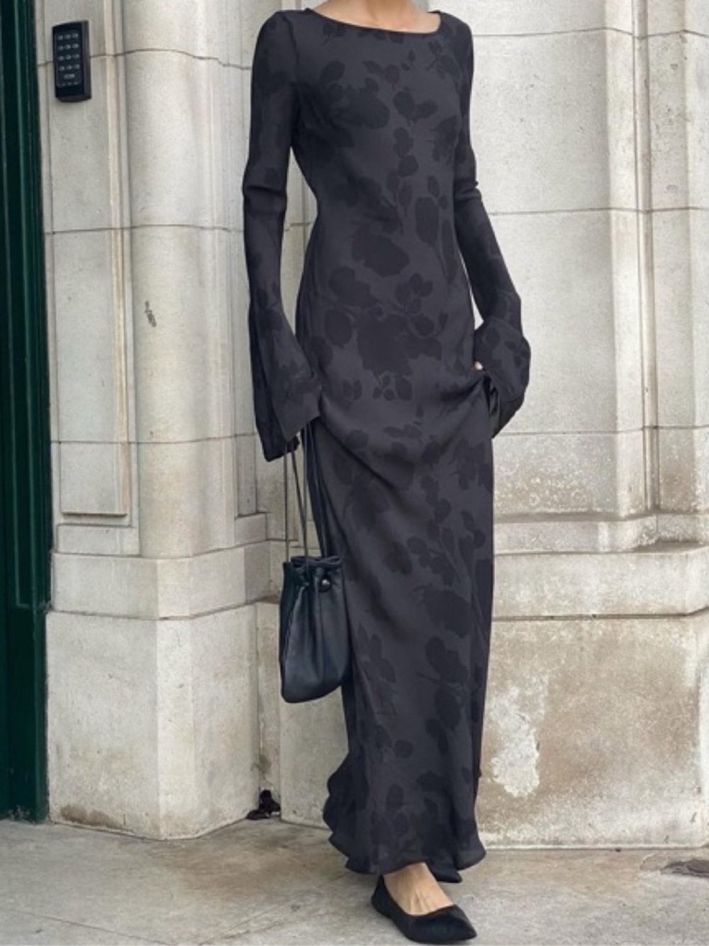 Realisation Par The Gia dress in midnight rose